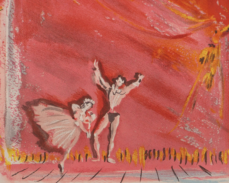 Christian BERARD : La belle vie et le Sphinx, Lithographie originale (photo de détail 3) - Crédit photo : Galerie Art.Paris