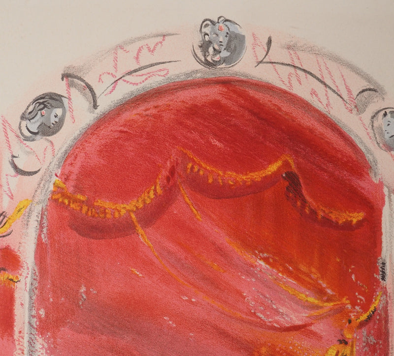Christian BERARD : La belle vie et le Sphinx, Lithographie originale (photo de détail 4) - Crédit photo : Galerie Art.Paris