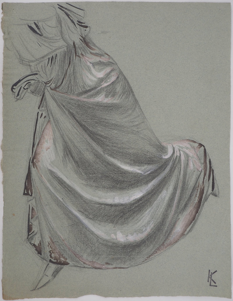 Léopold Franz KOWALSKI : Drapé d&