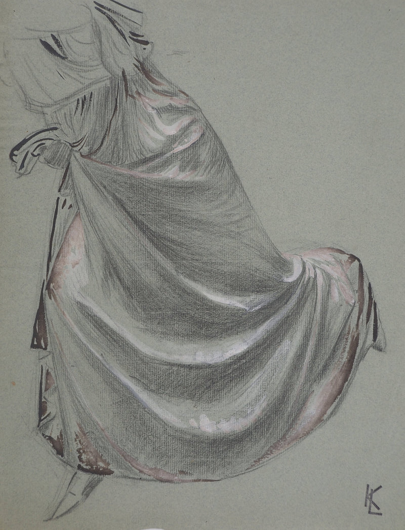 Léopold Franz KOWALSKI : Drapé d&