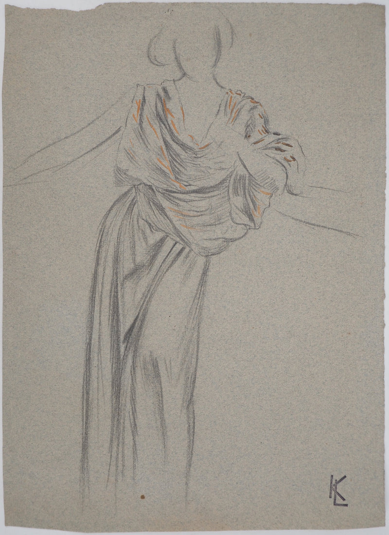 Léopold Franz KOWALSKI : Drapé d&