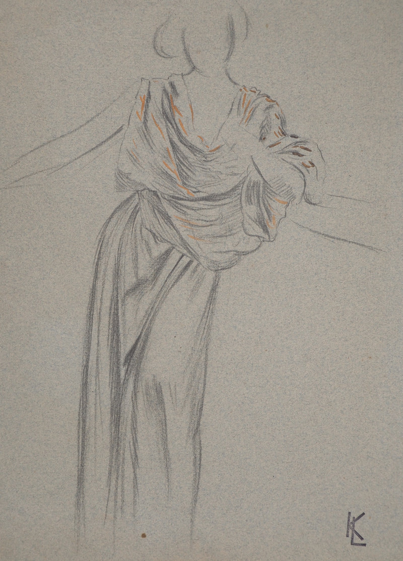 Léopold Franz KOWALSKI : Drapé d&
