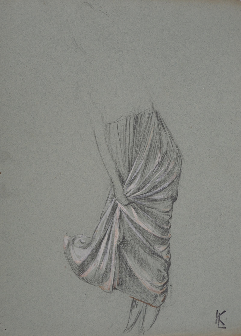 Léopold Franz KOWALSKI : Drapé d&