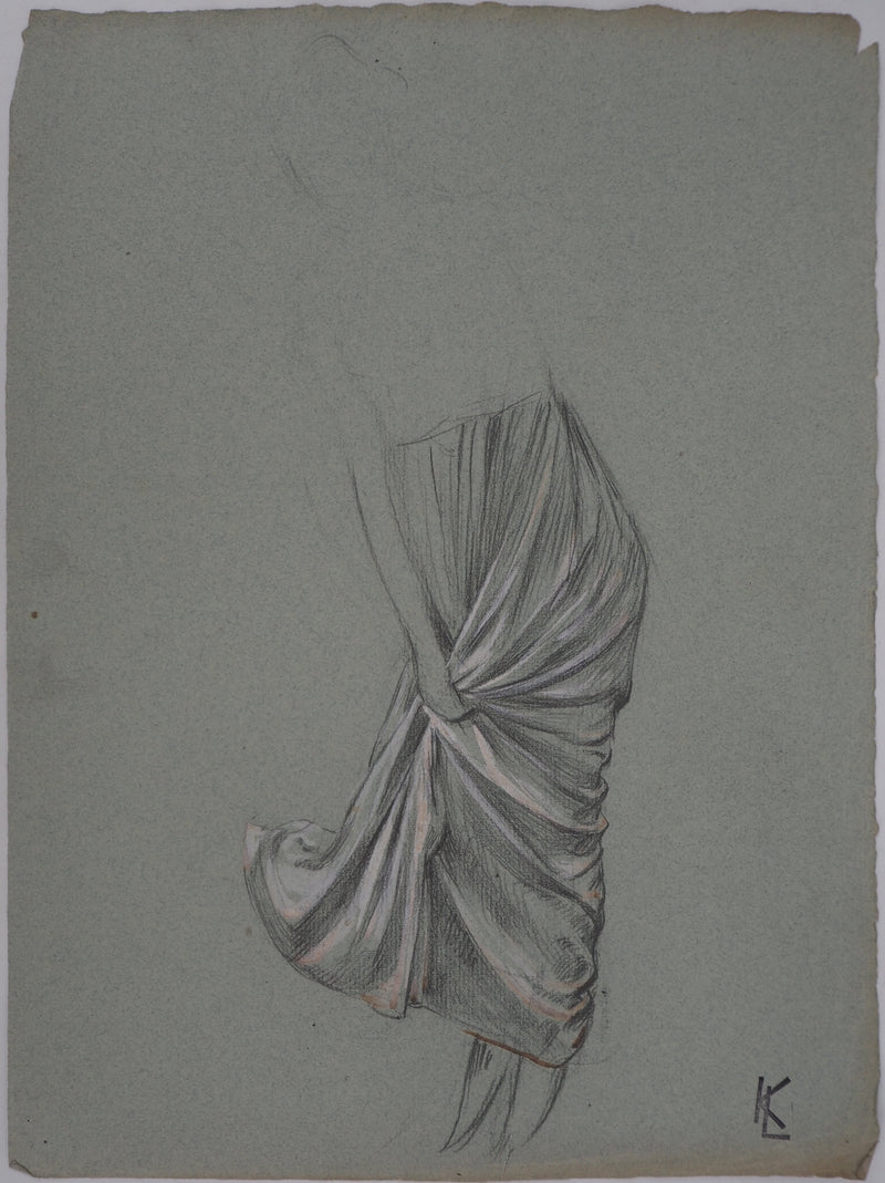 Léopold Franz KOWALSKI : Drapé d&