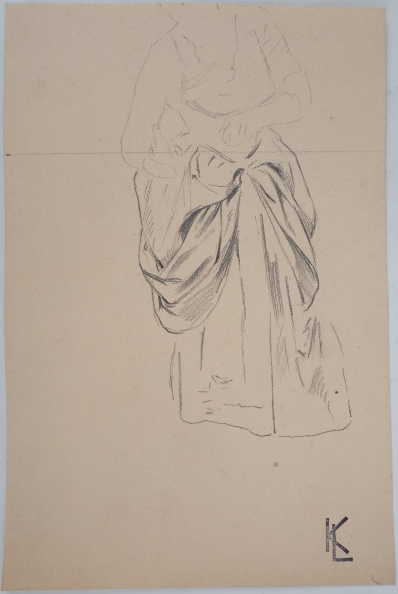 Léopold Franz KOWALSKI : Drapé d&