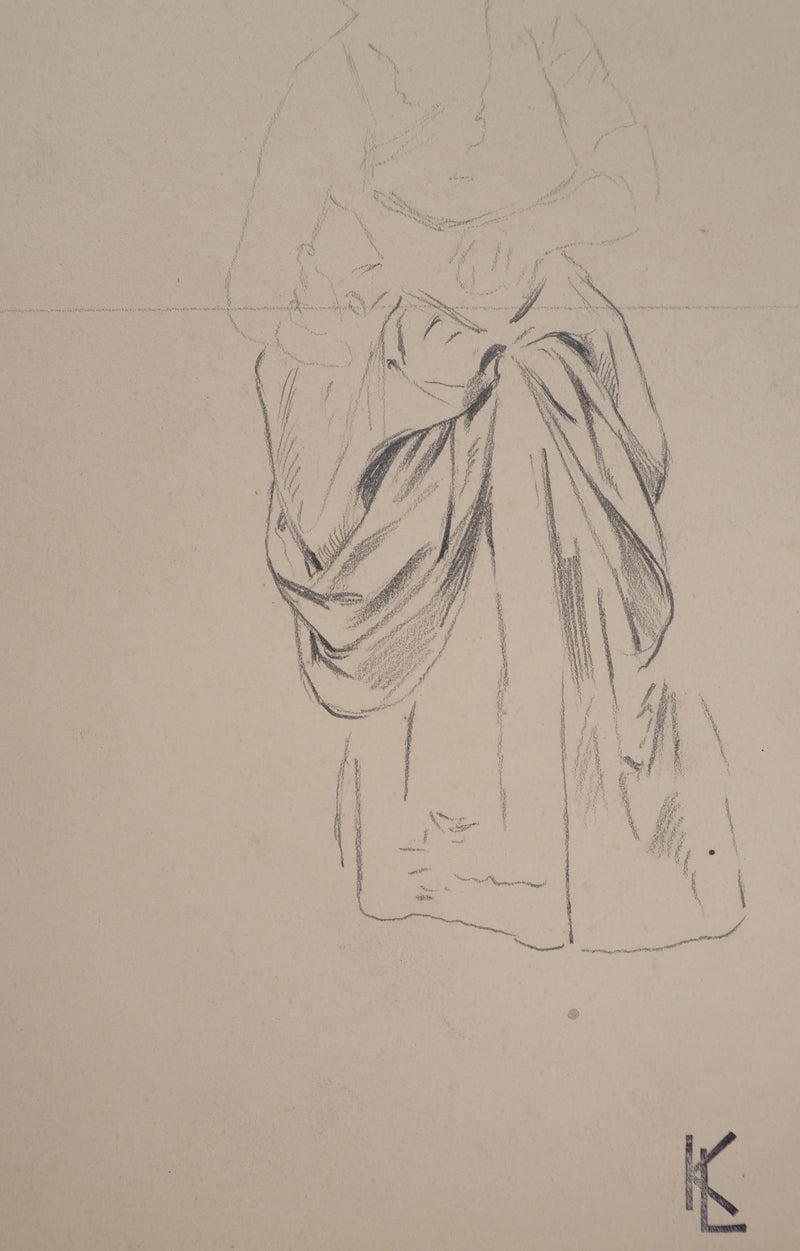 Léopold Franz KOWALSKI : Drapé d&