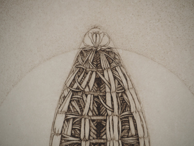 Cécile REIMS : Le cocon, Gravure originale (photo de détail 6) - Crédit photo : Galerie Art.Paris