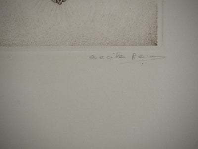 Cécile REIMS : Chrysalide, Gravure originale (photo de détail 3) - Crédit photo : Galerie Art.Paris