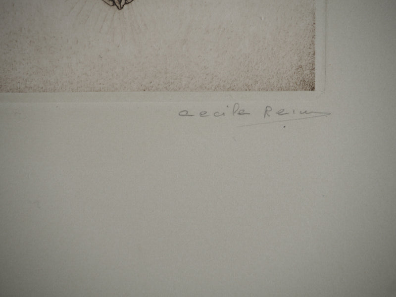 Cécile REIMS : Chrysalide, Gravure originale (photo de détail 3) - Crédit photo : Galerie Art.Paris