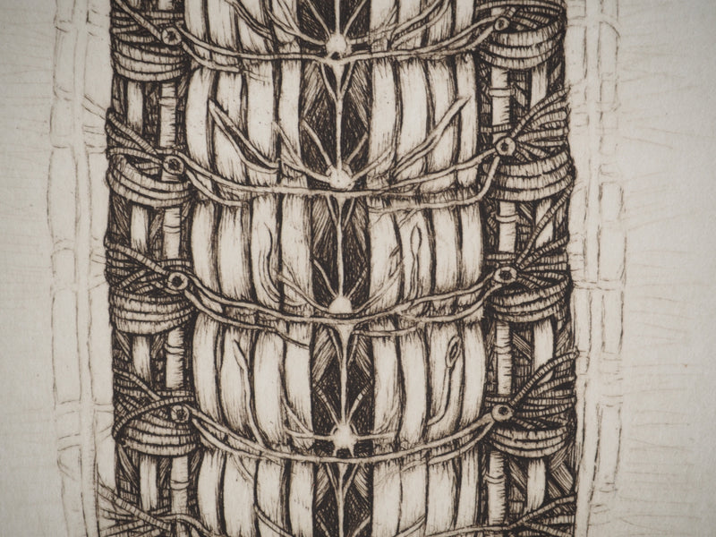 Cécile REIMS : Chrysalide, Gravure originale (photo de détail 6) - Crédit photo : Galerie Art.Paris
