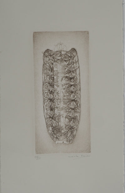 Cécile REIMS : Métamorphose , Gravure originale (vue générale) - Crédit photo : Galerie Art.Paris