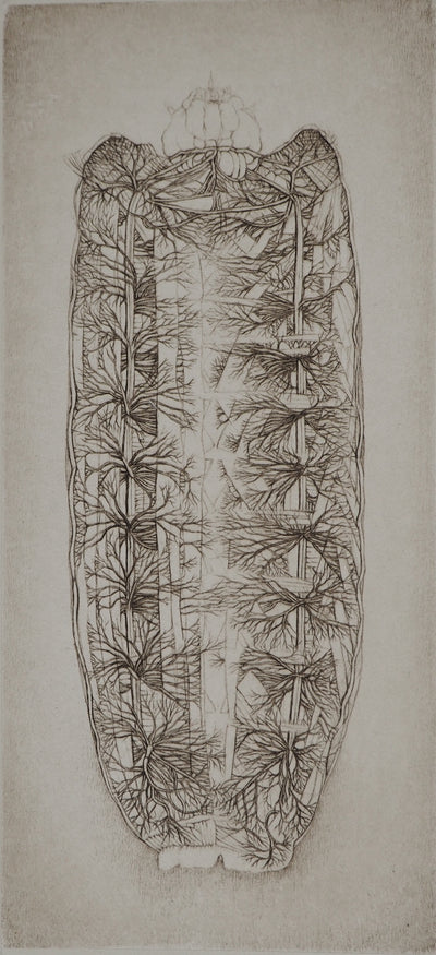 Cécile REIMS : Métamorphose , Gravure originale (photo de détail 2) - Crédit photo : Galerie Art.Paris