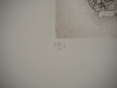 Cécile REIMS : Métamorphose , Gravure originale (photo de détail 4) - Crédit photo : Galerie Art.Paris