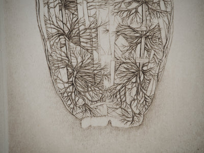 Cécile REIMS : Métamorphose , Gravure originale (photo de détail 5) - Crédit photo : Galerie Art.Paris