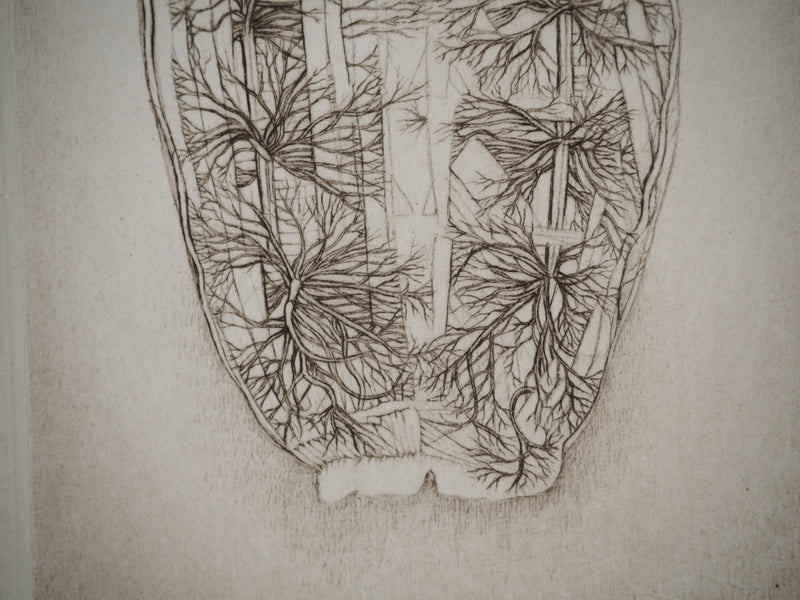 Cécile REIMS : Métamorphose , Gravure originale (photo de détail 5) - Crédit photo : Galerie Art.Paris