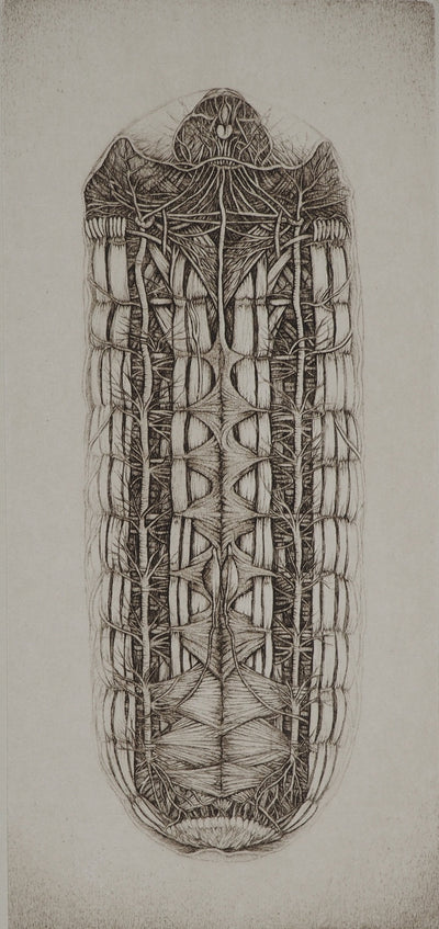 Cécile REIMS : La nymphose, Gravure originale (photo de détail 2) - Crédit photo : Galerie Art.Paris