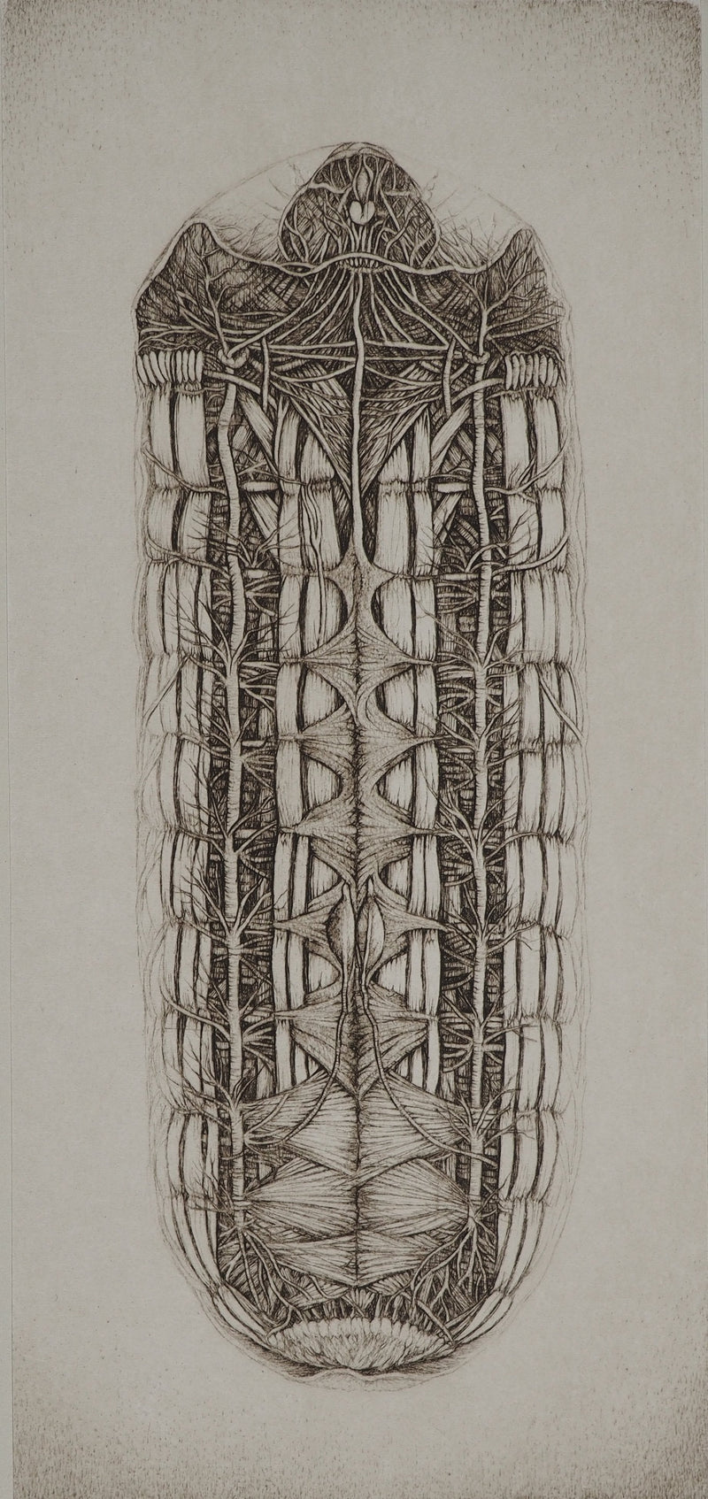 Cécile REIMS : La nymphose, Gravure originale (photo de détail 2) - Crédit photo : Galerie Art.Paris