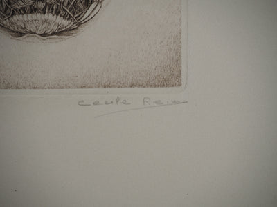 Cécile REIMS : La nymphose, Gravure originale (photo de détail 3) - Crédit photo : Galerie Art.Paris