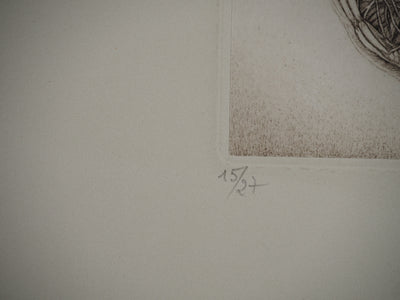 Cécile REIMS : La nymphose, Gravure originale (photo de détail 4) - Crédit photo : Galerie Art.Paris
