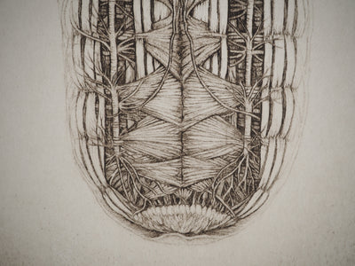 Cécile REIMS : La nymphose, Gravure originale (photo de détail 5) - Crédit photo : Galerie Art.Paris