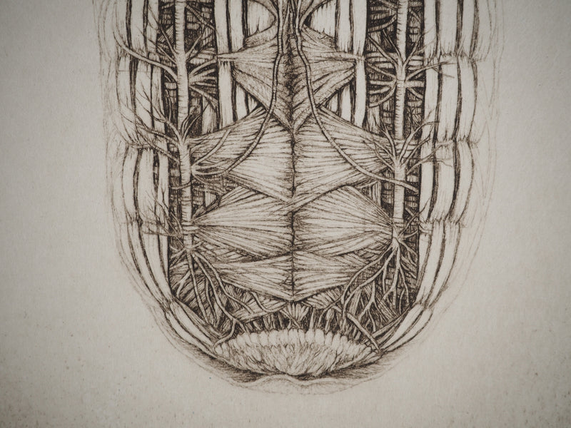 Cécile REIMS : La nymphose, Gravure originale (photo de détail 5) - Crédit photo : Galerie Art.Paris