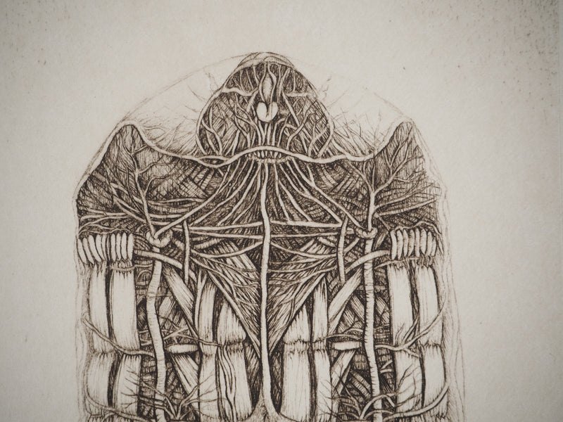 Cécile REIMS : La nymphose, Gravure originale (photo de détail 6) - Crédit photo : Galerie Art.Paris