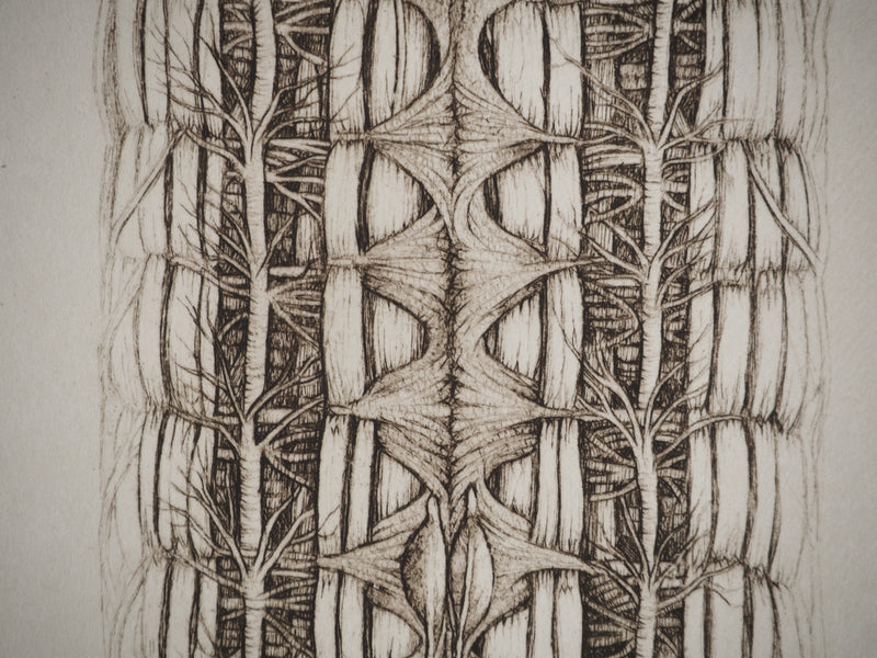 Cécile REIMS : La nymphose, Gravure originale (photo de détail 7) - Crédit photo : Galerie Art.Paris