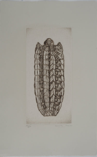 Cécile REIMS : Papillon, Gravure originale (vue générale) - Crédit photo : Galerie Art.Paris