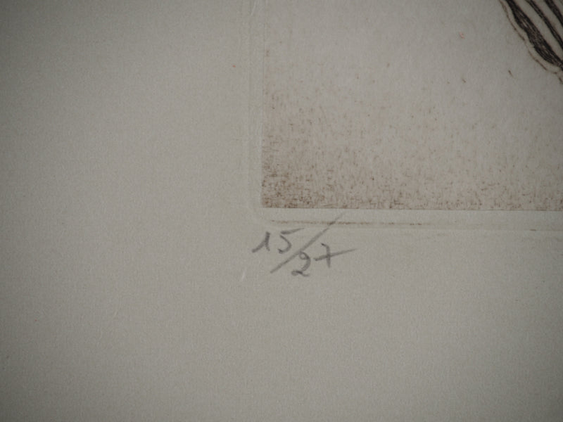 Cécile REIMS : Papillon, Gravure originale (photo de détail 4) - Crédit photo : Galerie Art.Paris