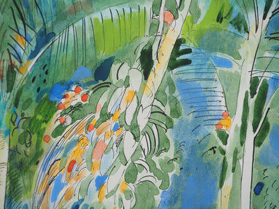 Maurice GENIS : Arbres fruitiers, Aquarelle originale (photo de détail 5) - Crédit photo : Galerie Art.Paris
