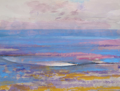 Maurice GENIS : Paysage abstrait, Aquarelle originale (photo de détail 3) - Crédit photo : Galerie Art.Paris