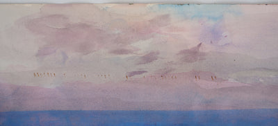 Maurice GENIS : Paysage abstrait, Aquarelle originale (photo de détail 4) - Crédit photo : Galerie Art.Paris