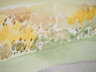 Maurice GENIS : Chemin de campagne, Aquarelle originale (photo de détail 4) - Crédit photo : Galerie Art.Paris