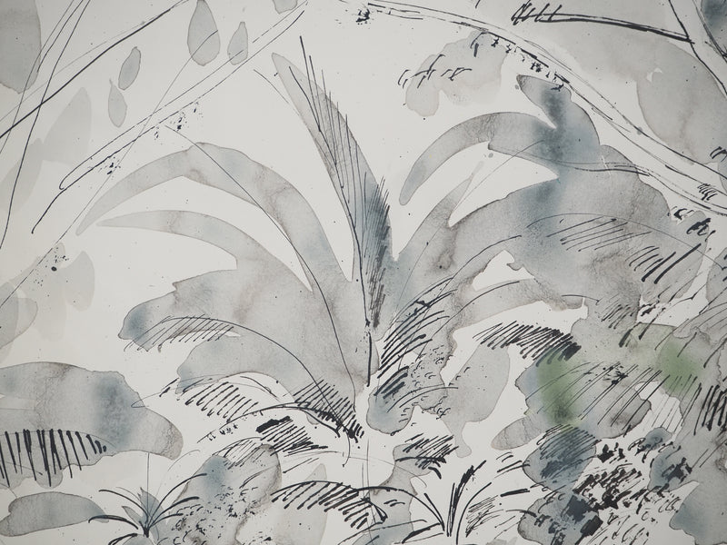 Maurice GENIS : Le pont suspendu, Aquarelle originale (photo de détail 3) - Crédit photo : Galerie Art.Paris
