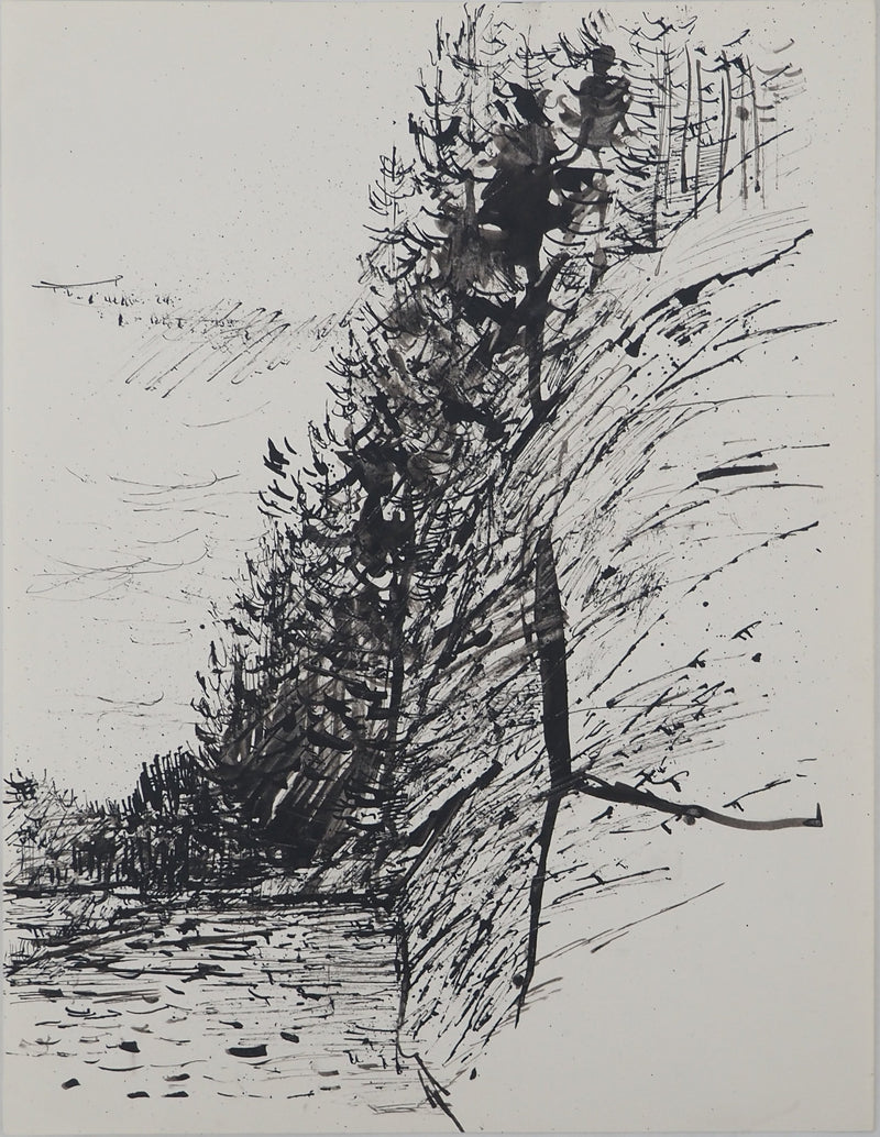 Maurice GENIS : Forêt abstraite, Dessin original (vue générale) - Crédit photo : Galerie Art.Paris