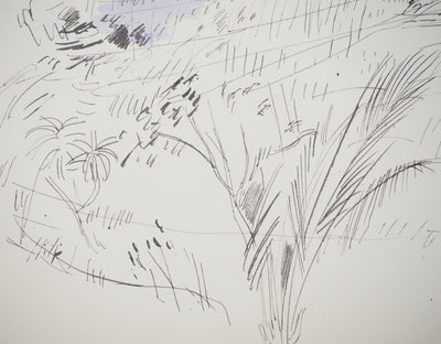 Maurice GENIS : Travailleurs dans les champs, Dessin original (photo de détail 5) - Crédit photo : Galerie Art.Paris