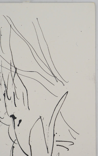 Maurice GENIS : Homme rentrant chez lui, Dessin original (photo de détail 6) - Crédit photo : Galerie Art.Paris