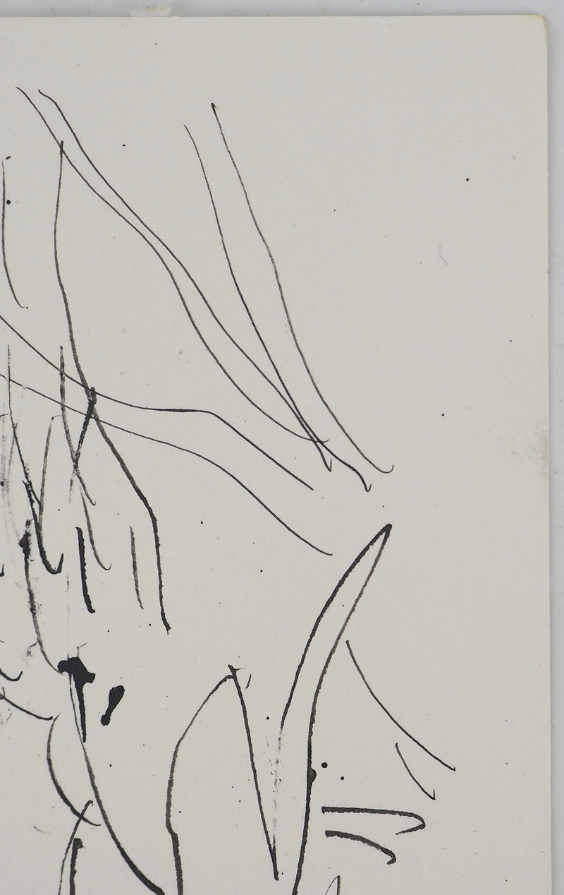 Maurice GENIS : Homme rentrant chez lui, Dessin original (photo de détail 6) - Crédit photo : Galerie Art.Paris