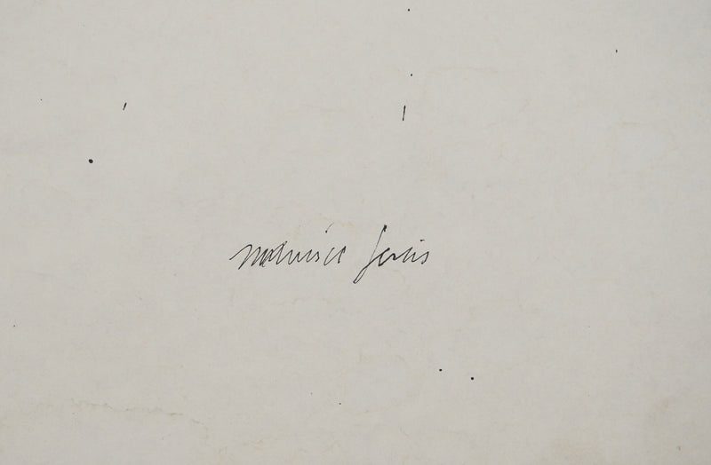Maurice GENIS : Instant lecture, Aquarelle originale (photo de détail 2) - Crédit photo : Galerie Art.Paris