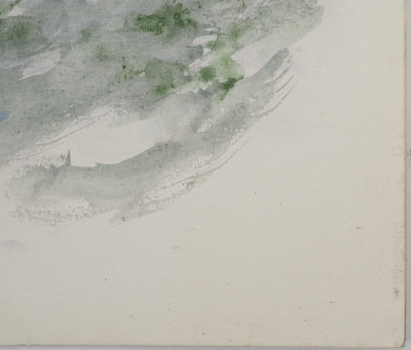 Maurice GENIS : Sortie en mer, Aquarelle originale (photo de détail 6) - Crédit photo : Galerie Art.Paris