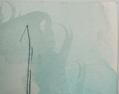 Maurice GENIS : Un été au bord de l'eau, Aquarelle originale (photo de détail 7) - Crédit photo : Galerie Art.Paris