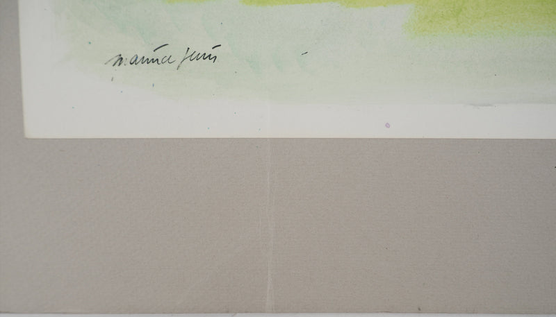Maurice GENIS : Vue sur la mer, Aquarelle originale (photo de détail 6) - Crédit photo : Galerie Art.Paris