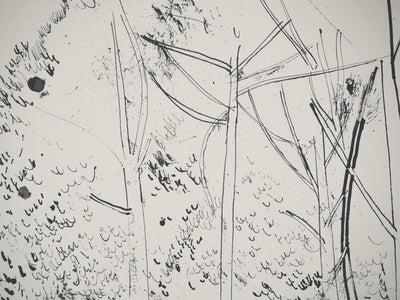 Maurice GENIS : Promenade en forêt, Dessin original (photo de détail 3) - Crédit photo : Galerie Art.Paris