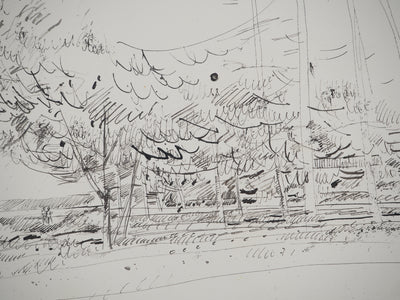 Maurice GENIS : Dessin d'observation, Dessin original (photo de détail 2) - Crédit photo : Galerie Art.Paris