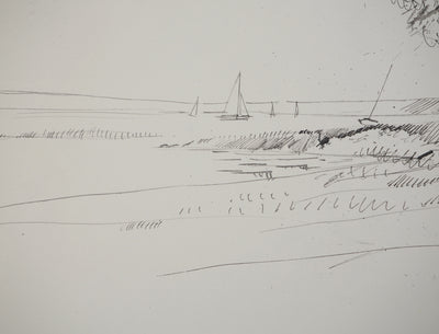 Maurice GENIS : Dessin d'observation, Dessin original (photo de détail 4) - Crédit photo : Galerie Art.Paris