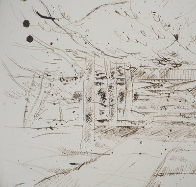 Maurice GENIS : La cueillette, Dessin original (photo de détail 4) - Crédit photo : Galerie Art.Paris