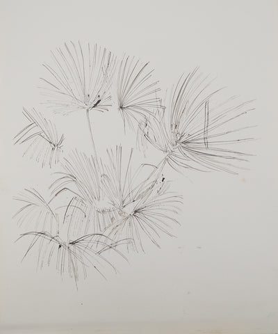 Maurice GENIS : Les pissenlits, Dessin original (photo de détail 2) - Crédit photo : Galerie Art.Paris