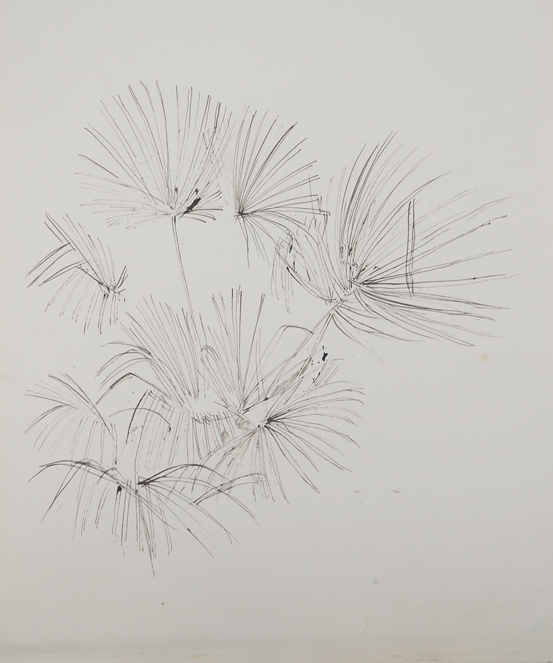 Maurice GENIS : Les pissenlits, Dessin original (photo de détail 2) - Crédit photo : Galerie Art.Paris