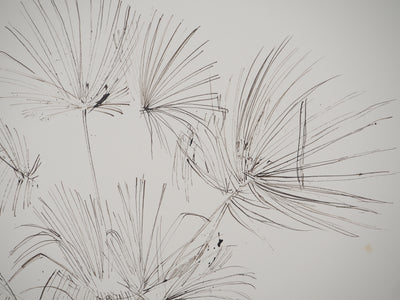 Maurice GENIS : Les pissenlits, Dessin original (photo de détail 3) - Crédit photo : Galerie Art.Paris