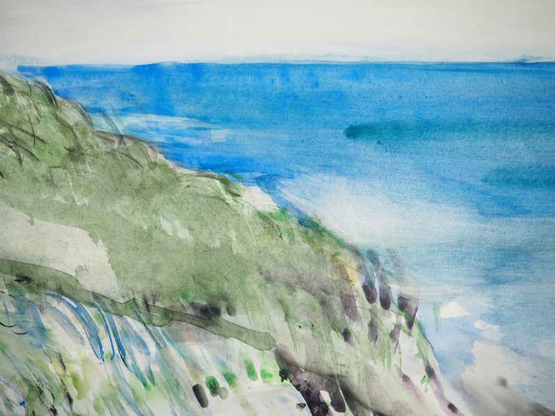 Maurice GENIS : Dune de sable en Vendée, Aquarelle originale (photo de détail 4) - Crédit photo : Galerie Art.Paris